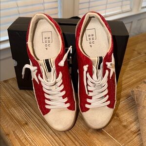 ShuShop Paula Women's Sneakers 620 Cherry size 8